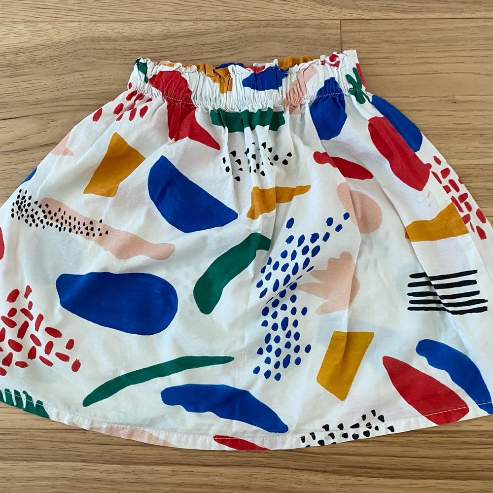 Bobo Choses abstract print skirt size 6-7y